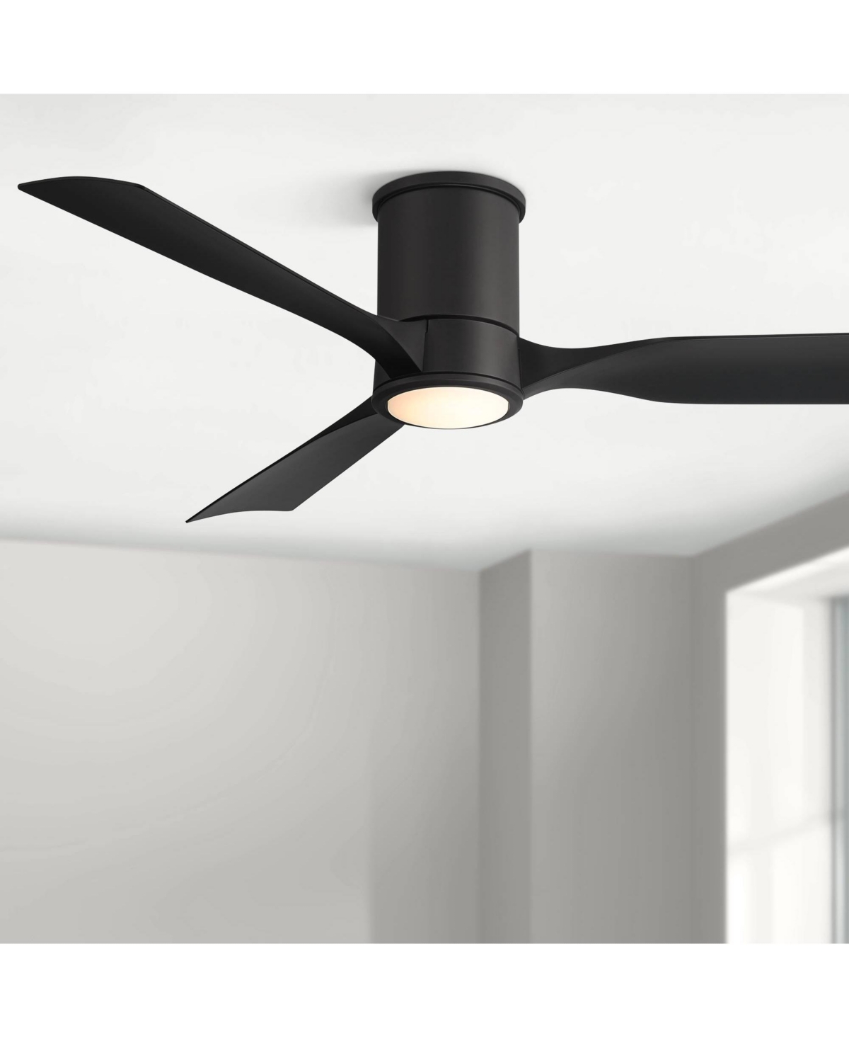 Casa Vieja Keel Modern Indoor Outdoor Ceiling Fan 3 Blade Led Light Remote Control MatteFinish Blades Bedroom Patio Living Room Kitchen Por