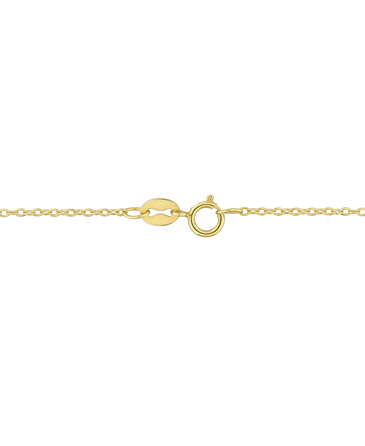 Macy's Black Agate Pear Bead Frame 17" Pendant Necklace In Sterling Silver (also In White Agate, Malachite, In Malachite