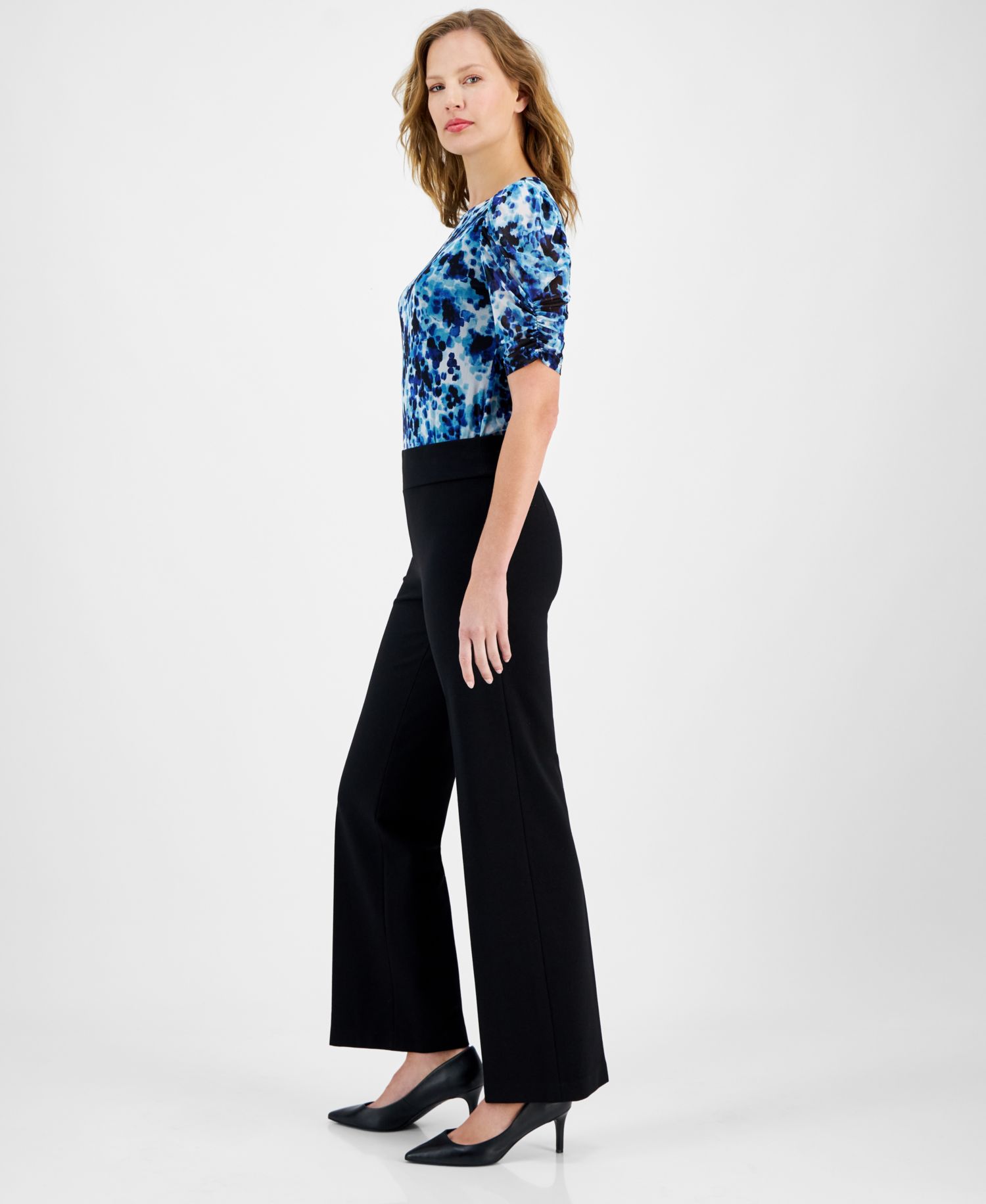 Women's Pull-On Wide-Leg Pants