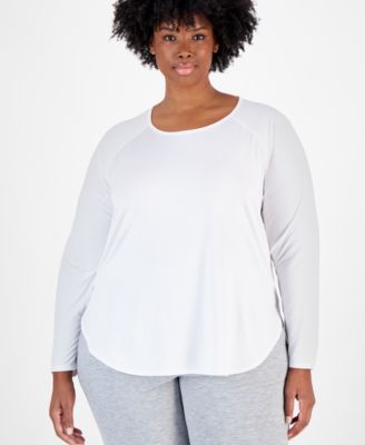 ID Ideology - Plus Size Essentials Long Sleeve T-Shirt