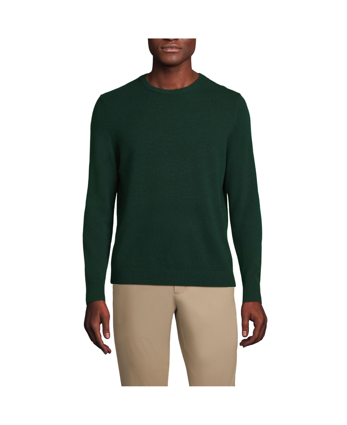 Lands end cashmere sweater mens top