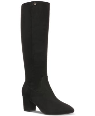 Giani Bernini Women s Maylynee Memory Foam Block Heel Knee High Dress Boots Created for Macy s Macy s