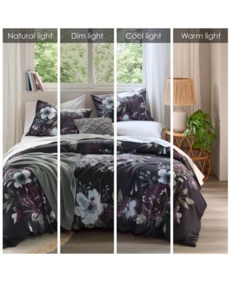 Jolene Floral 3-Pc. Duvet Cover Set, Full/Queen