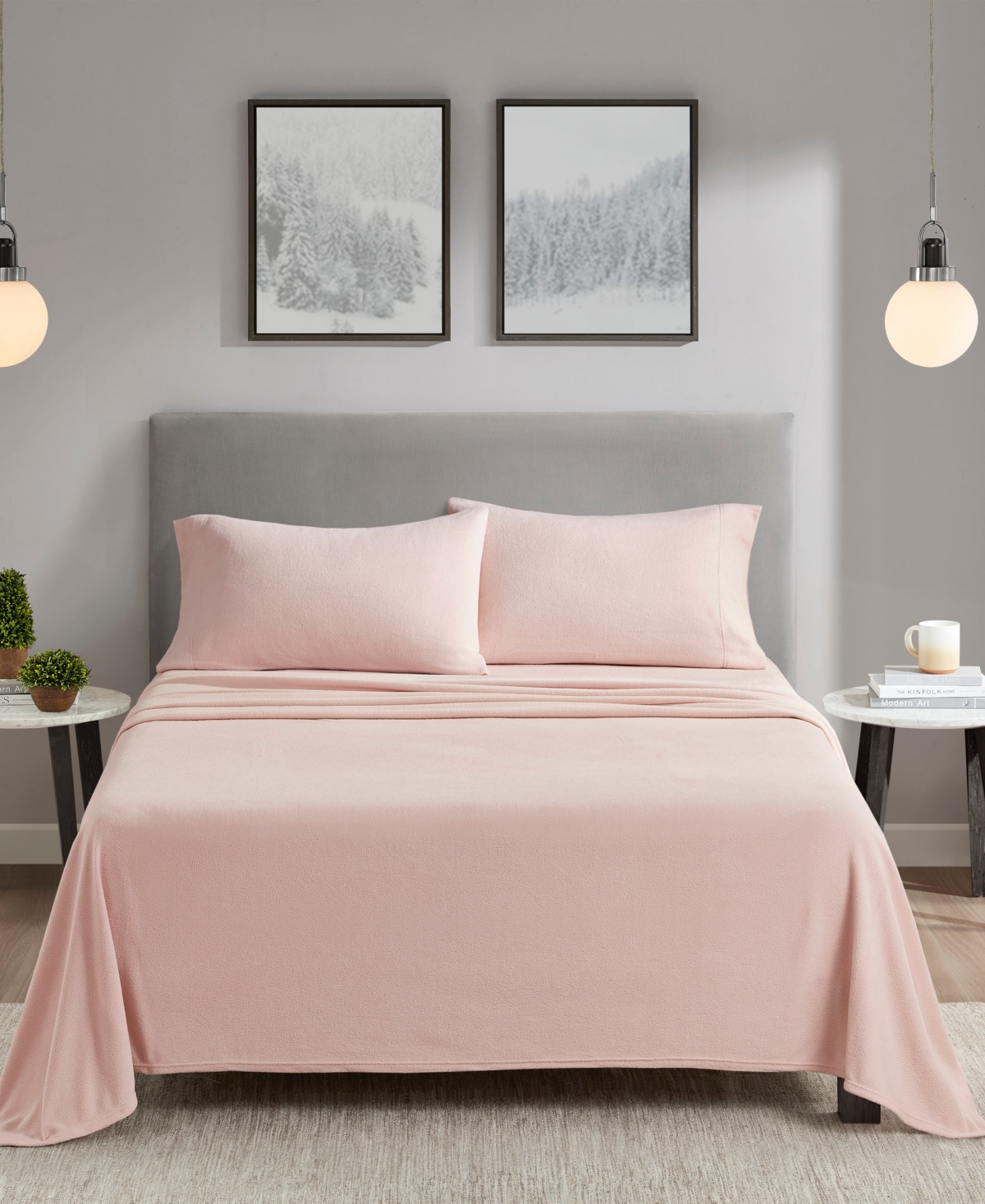 Madison Park Micro-Fleece -Pc. Sheet Set