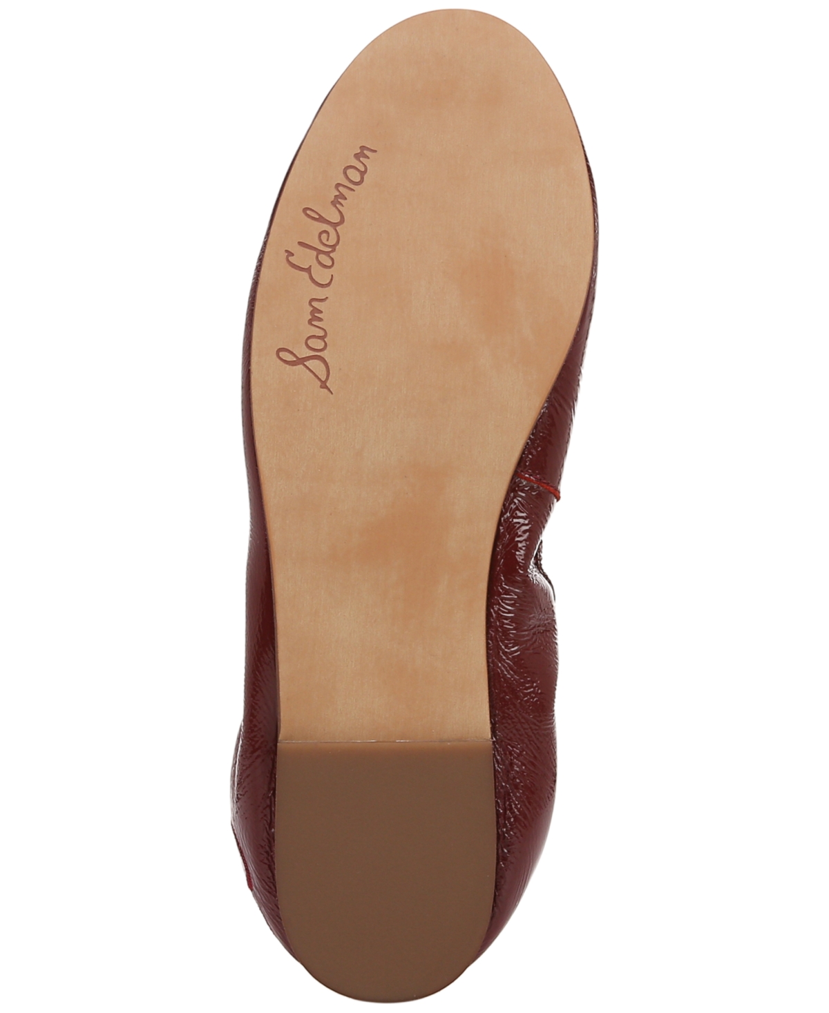Shop Sam Edelman Women's Felicia Ballet Flats In Cabernet Red Patent