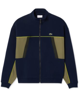 Lacoste Men's Colorblocked Double Face Pique Zip-Up