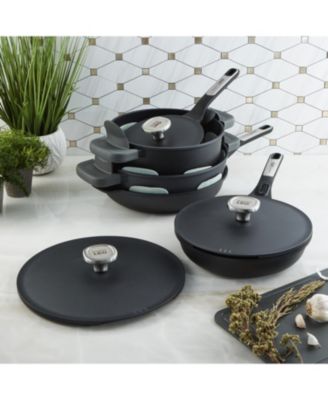 Leo Phantom 8pc Nonstick Ceramic Cookware Set, Recycled