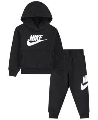 Nike Toddler Boys' and Girls' 2T-4T Club Fleece Long-Sleeve Hoodie and Pants, 2-Piece Set