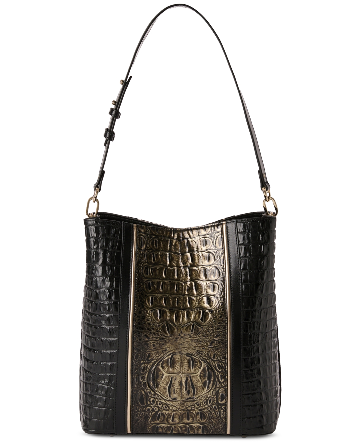 Brahmin Celina Sarastro Leather Bucket Bag