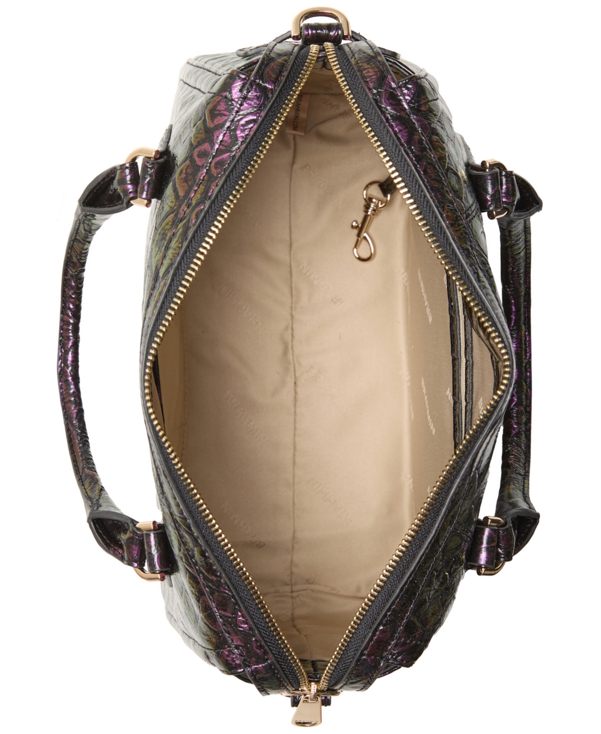 Brahmin Micaela Excelsior Leather Satchel