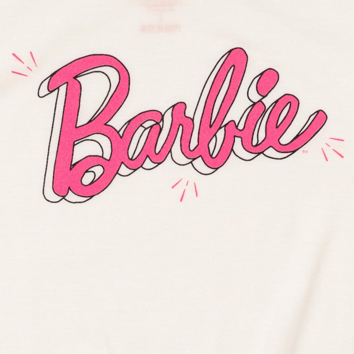 Barbie Girls Graphic T-Shirt and Shorts Outfit Set to -/ white