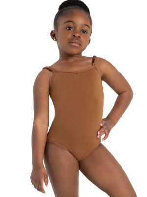 Girls Team Basics Camisole Leotard w/ Adjustable Straps