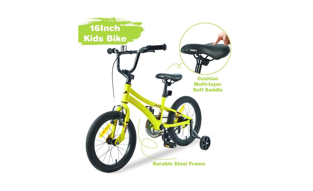 Slickblue Kids Bike - Bicycle with Training Wheels for Boys & Girls