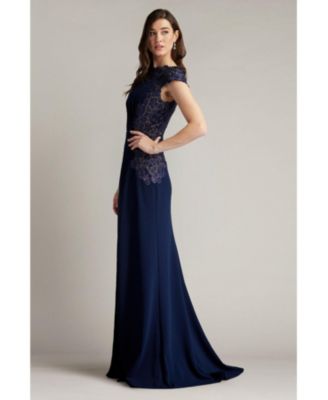 Women's Chelan Embroidered Illusion Gown