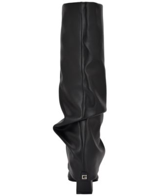 Women's Geima Foldover Slouchy Pointed Toe Block Heel Tall Boots