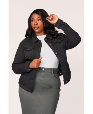 Plus Size Denim Jacket