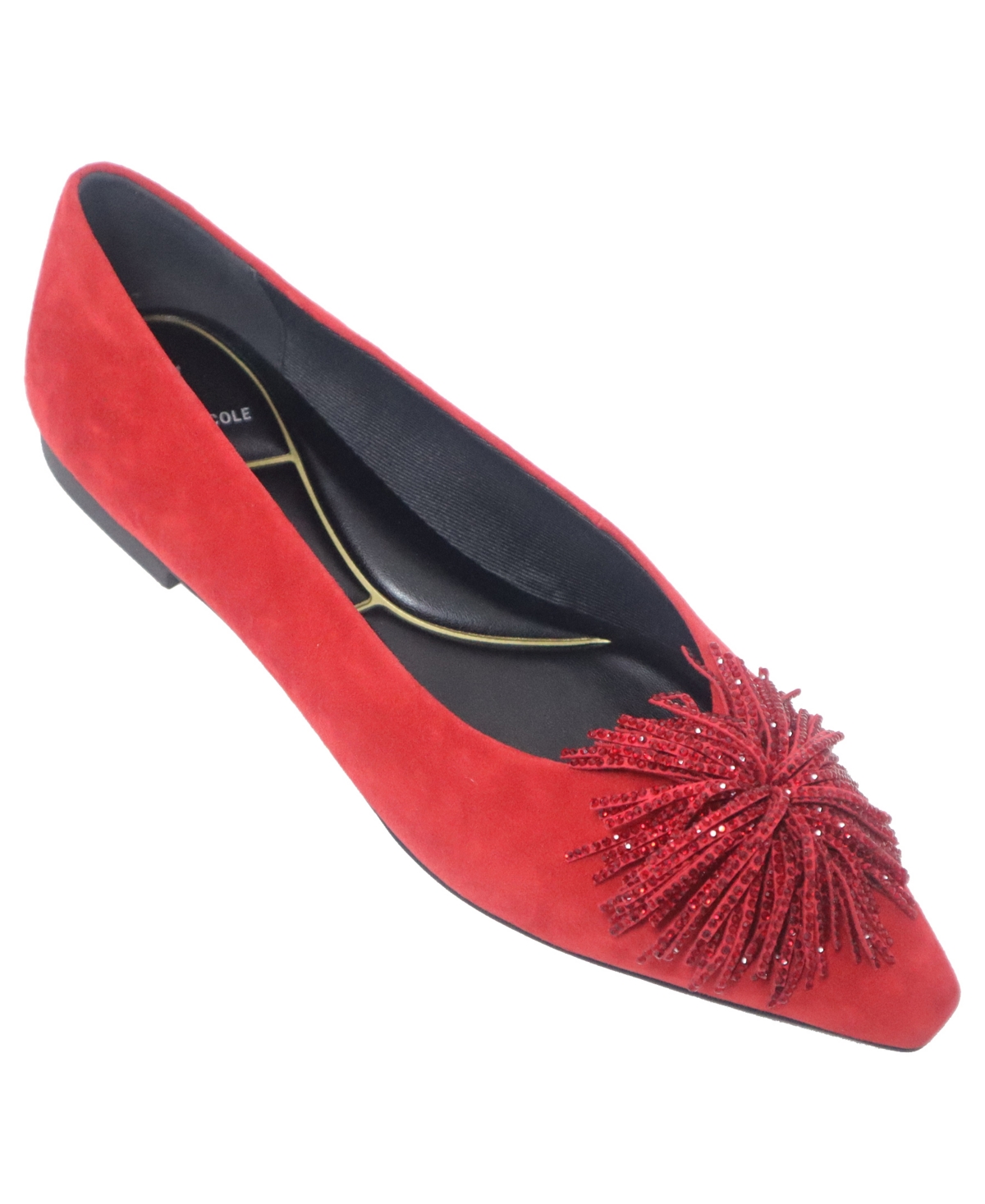 Women's Natasha Slip On Flats - Fuego Suede