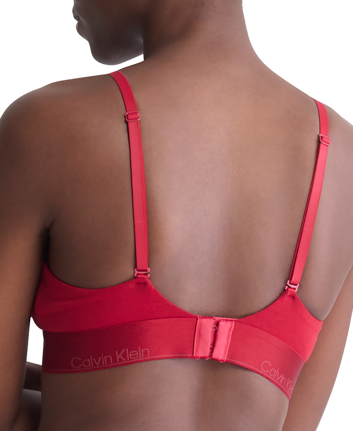 Calvin Klein Women's Modern Cotton Holiday Lightly Lined Triangle Bralette