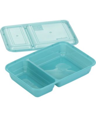 Good Cook Meal Prep Rectangle Two Compartment 30 Pack Container