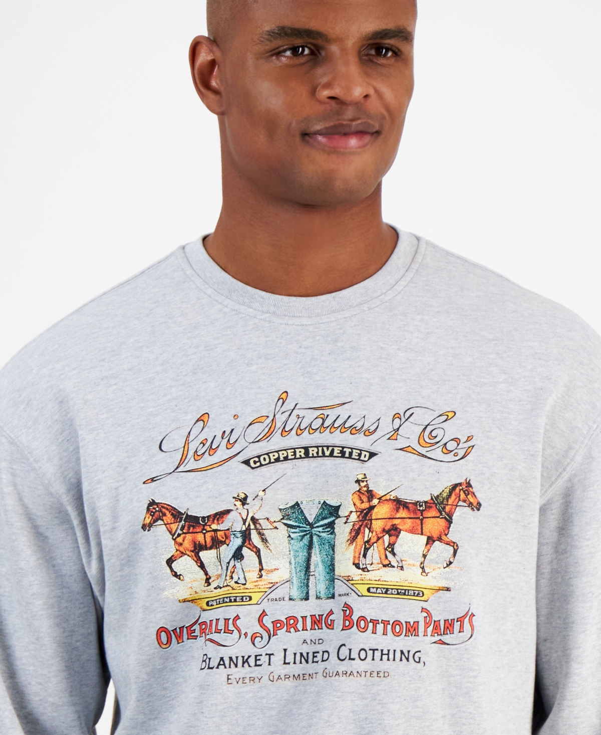Levi's Men's Relaxed Fit Vintage-Style Graphic Sweatshirt - Archival 2