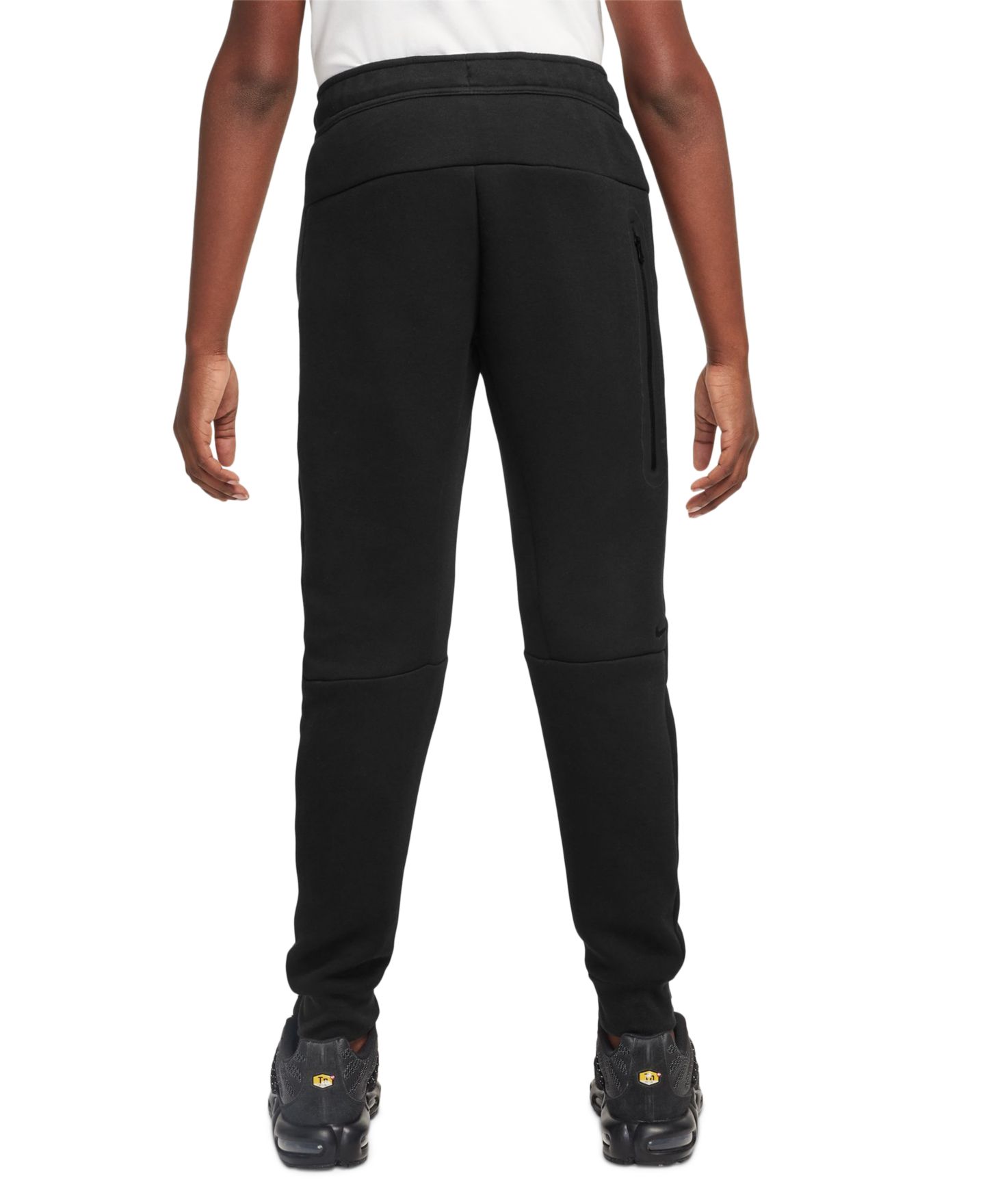 Детские джоггеры Nike Sportswear Tech Fleece, цвет: Чёрный — фото 7