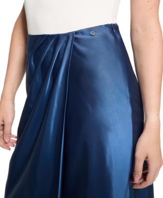 Women's Anastasia Satin Midi Skirt