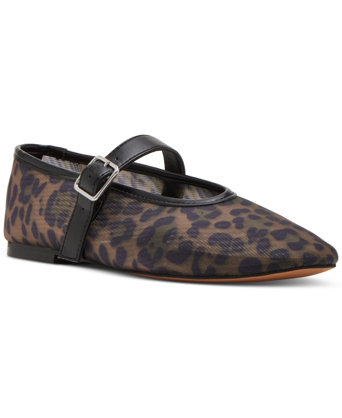 STEVE MADDEN WOMEN'S DREAMING MESH MARY JANE FLATS 