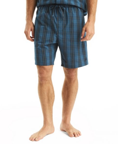 Пижамные шорты Poplin для мужчин — Nautica, цвет: Синий