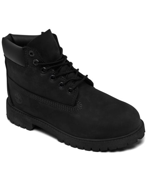 Ботинки Timberland 6 Inch Premium Waterproof Boots from Finish Line для мальчиков, цвет: Чёрный