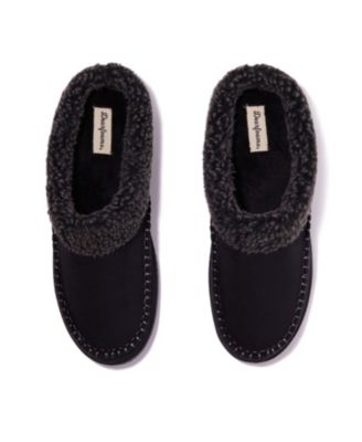 Men's Marshall Microsuede Moccasin Toe Clog House Shoe Slipper