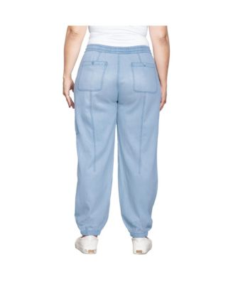 Women's Tencel Low-Slung Lounge Pull-On Jeans