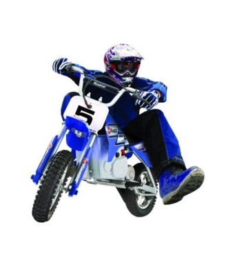 MX350 Dirt Rocket 24V Electric Toy Motocross Motorcycle Dirt Bike, Blue