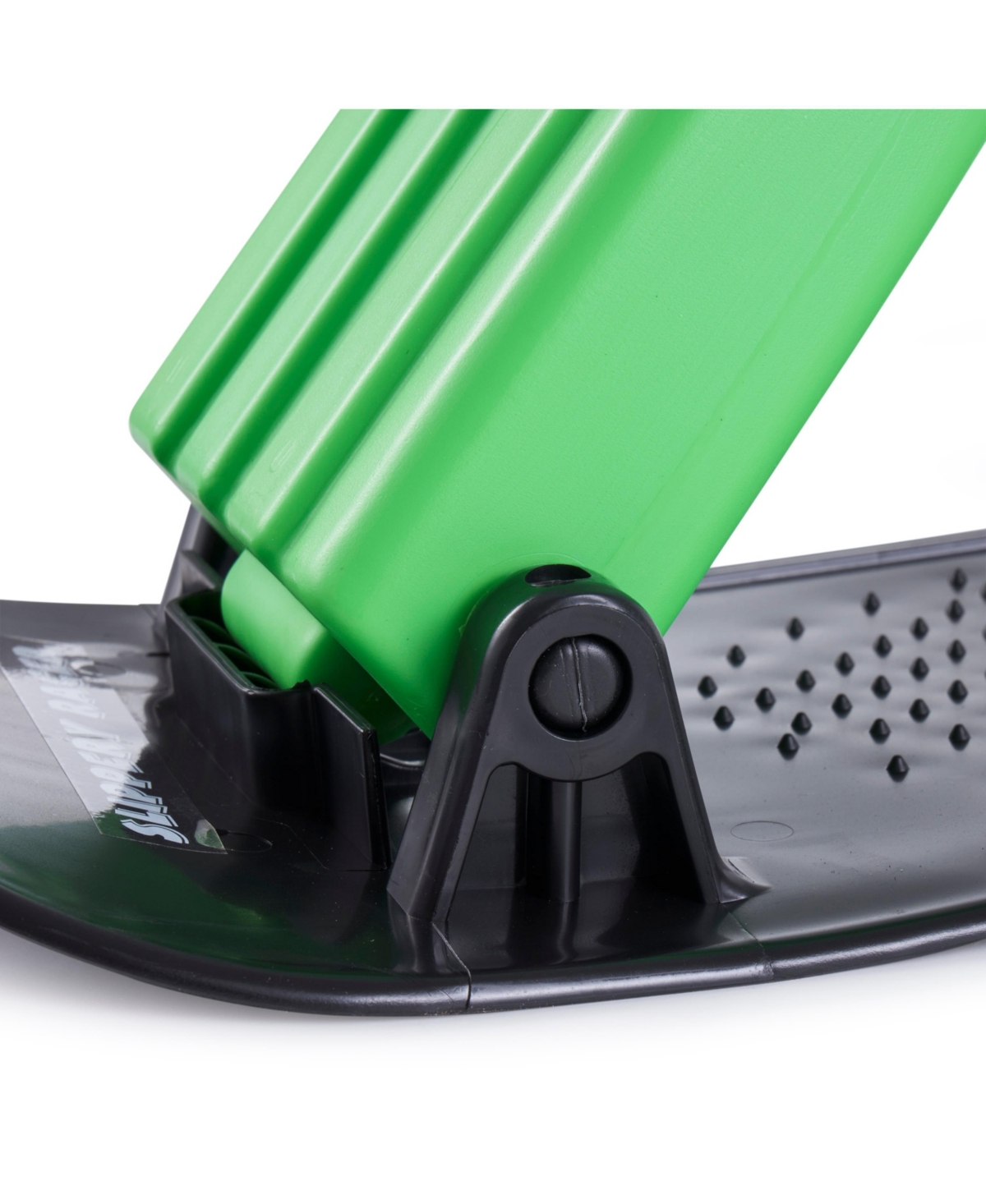 Slippery Racer Kid Foldable Downhill Outdoor Winter Ski Scooter Snow Sled,- Green