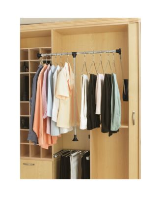 35" - 48" Adjustable Pulldown Closet Rod, Chrome, CPDR-3548