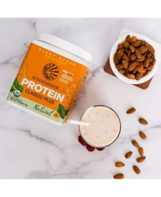 Classic Plus Protein Powder, Plant-Based Protein, Unflavored, 375gm (15 Servings)