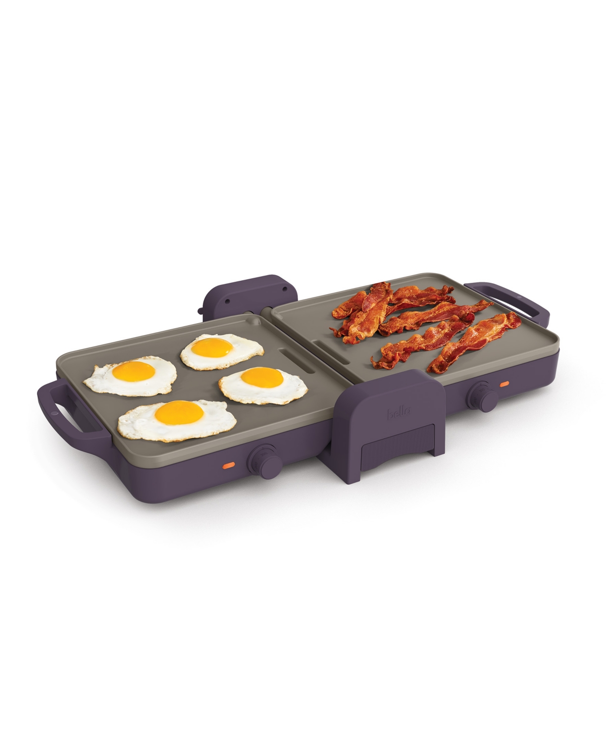 Shop Bella Fold & Store Dual Temp Griddle In Plum