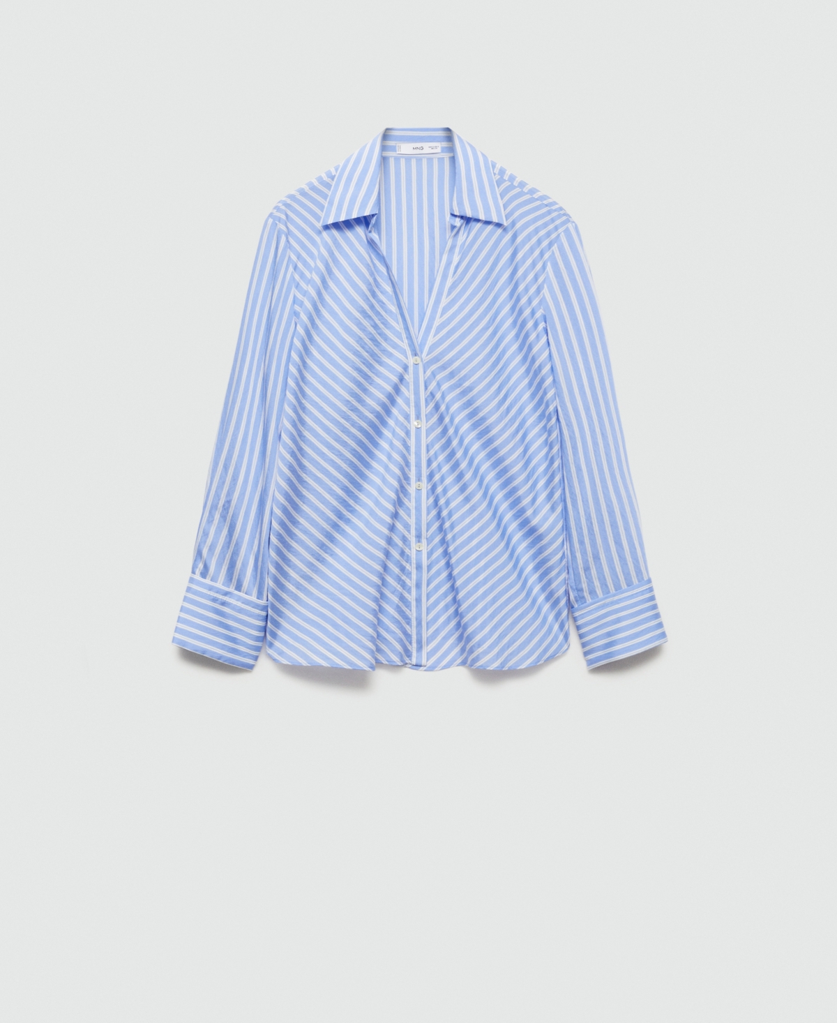 Mango Women's Striped Flowy Shirt