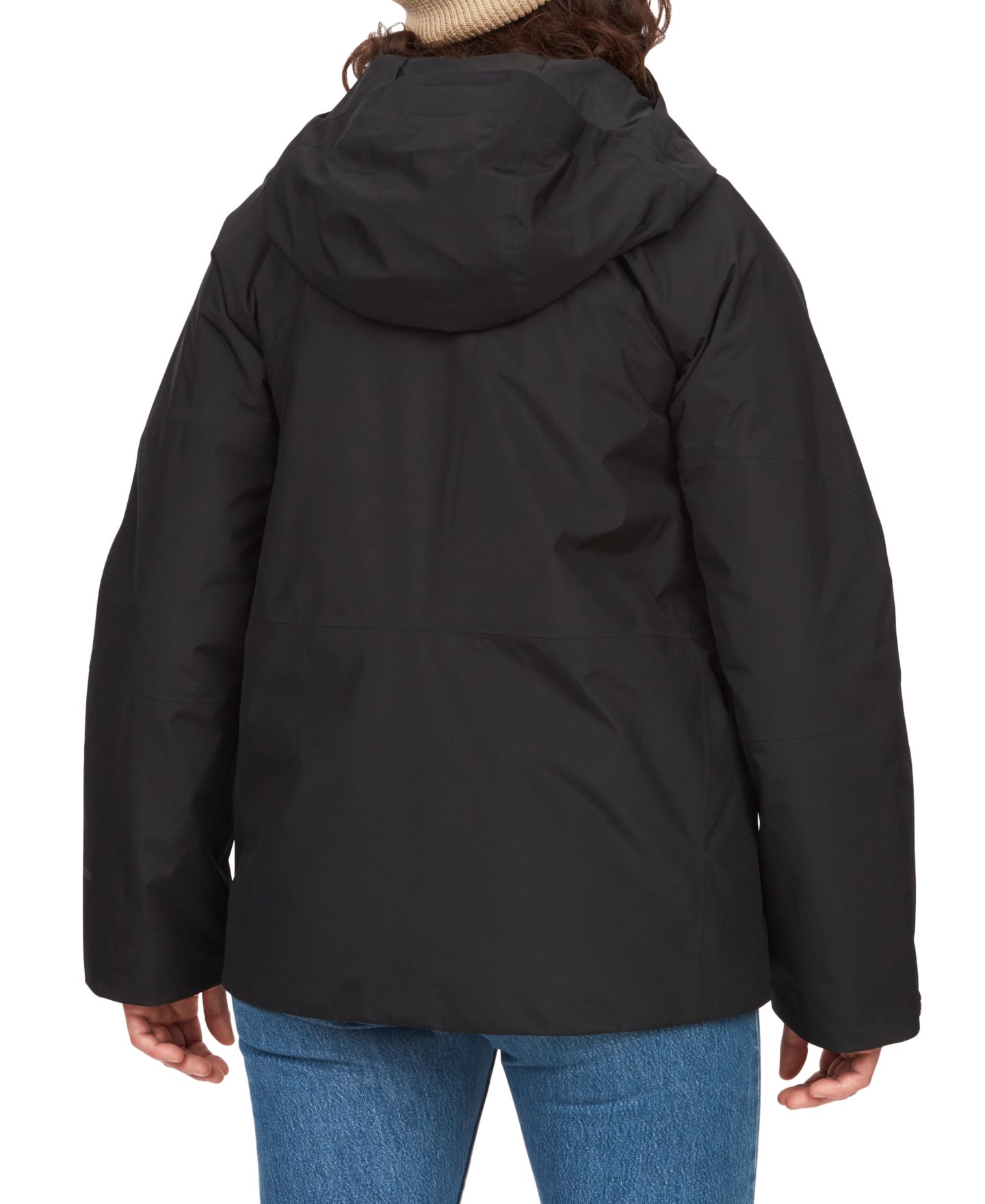 Женская куртка Marmot Lightray GORE-TEX Hooded, цвет: Чёрный — фото 2