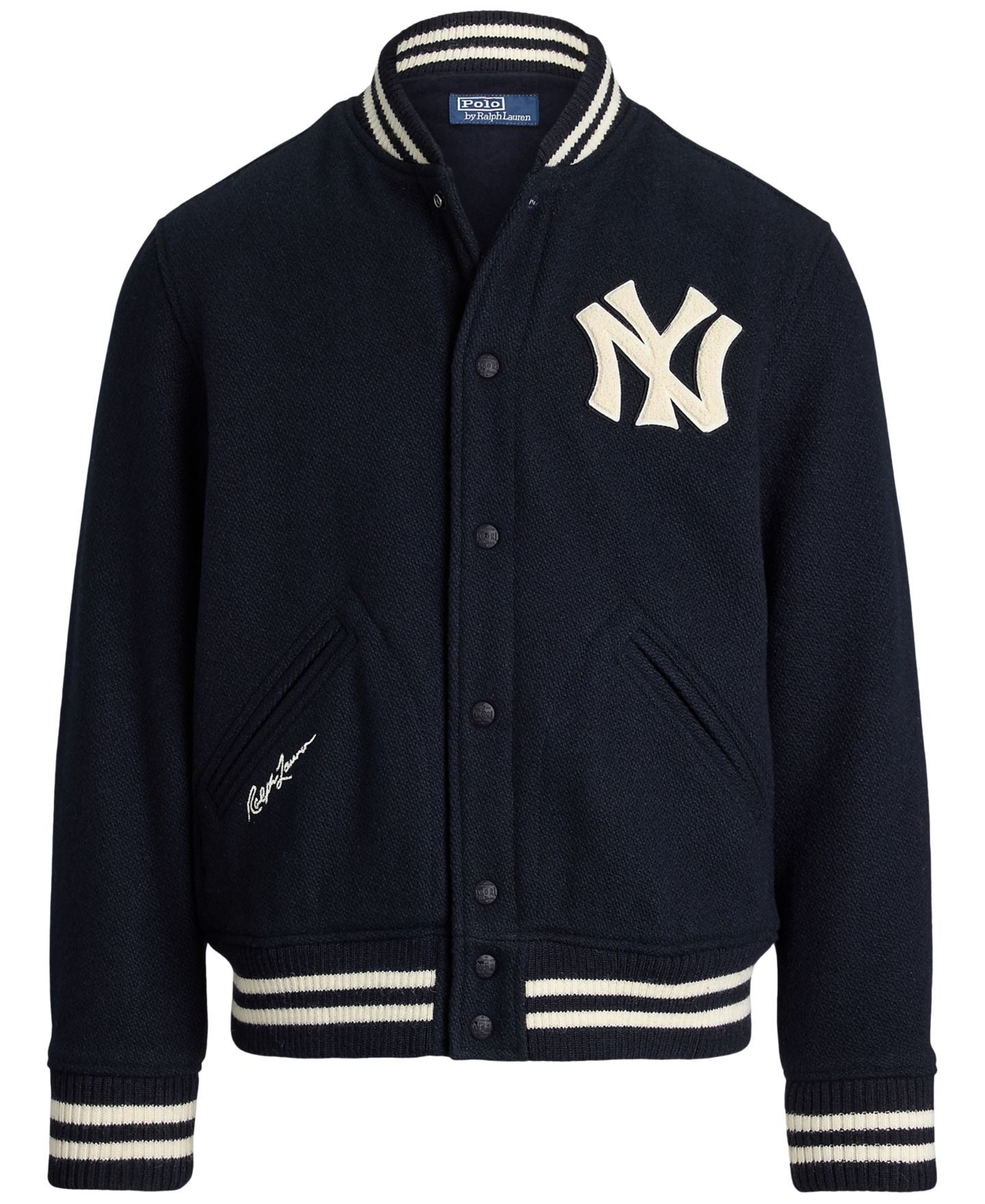 Мужская куртка Polo Ralph Lauren Yankees, цвет: Тёмно-зелёный тёмно-синий — фото 5