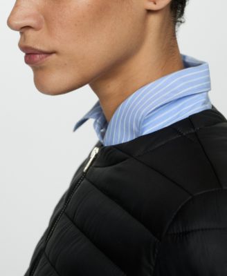 Women's Pockets Detail Quilted Anorak