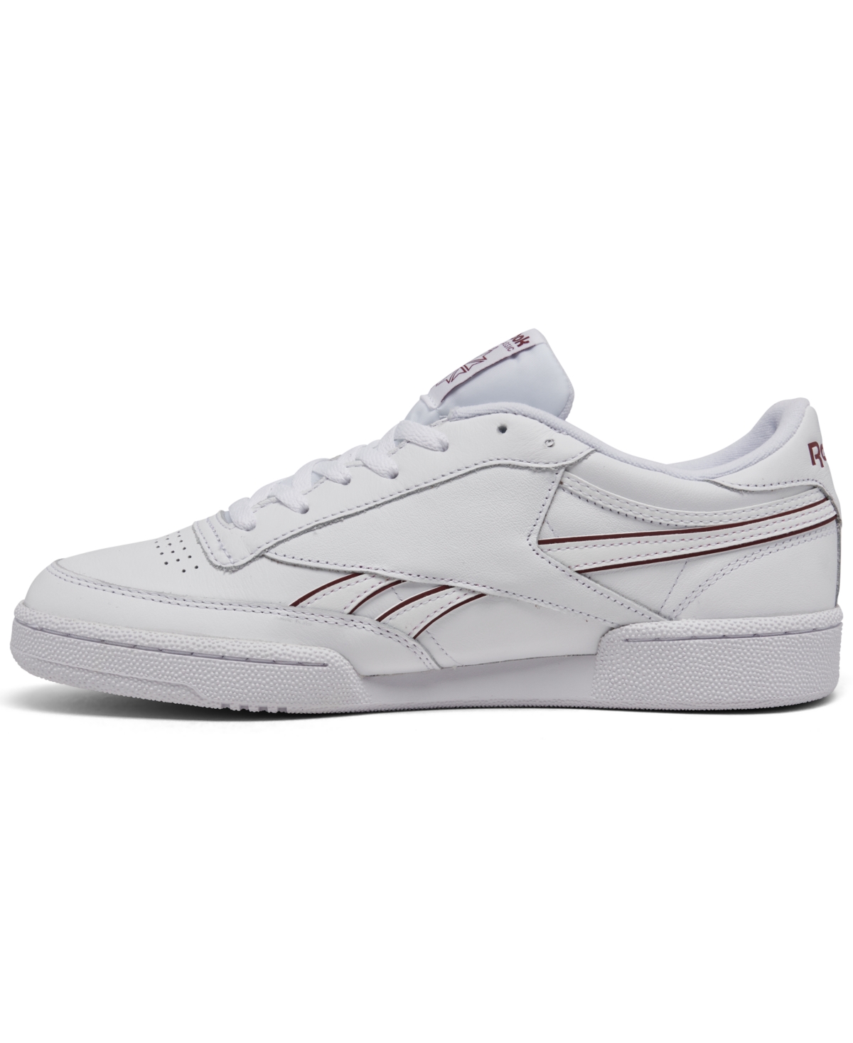 Reebok Men's Club C 85 Casual Sneakers from Finish Line -Maroon