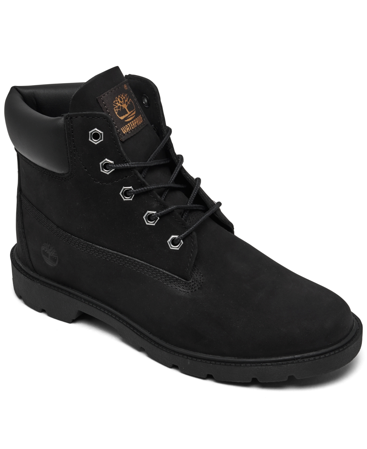 Timberland Big Kids 6 Inch Premium Waterproof Boots From Finish Line In Black