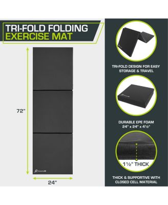 Tri-Fold Folding Exercise Mat
