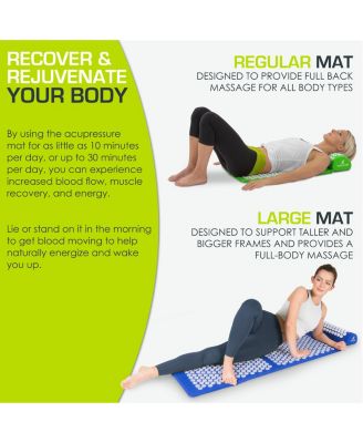 Acupressure Mat and Pillow Set