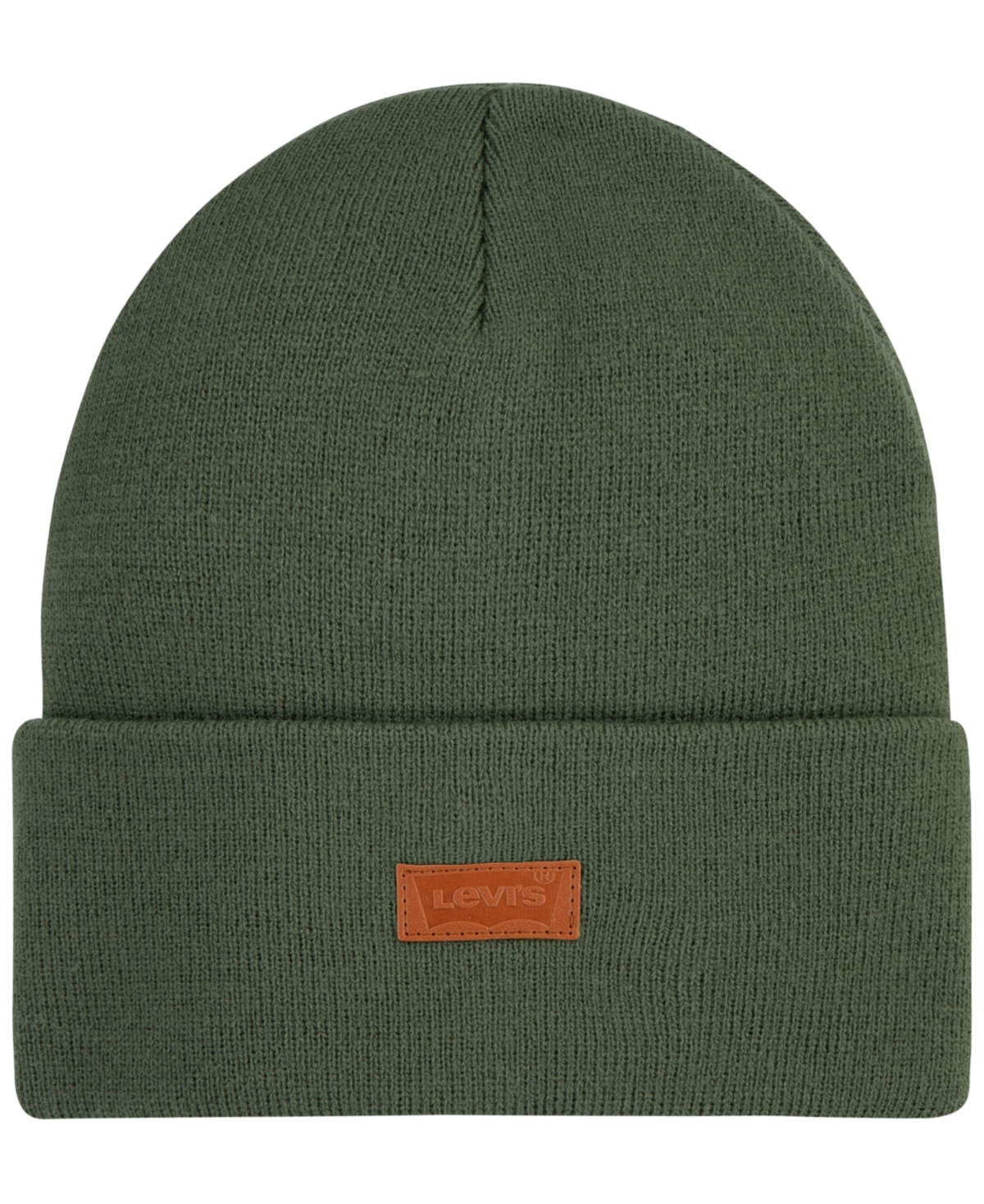 Levi's Kids' Big Boys Embossed Patch Beanie In Four Leaf Clover