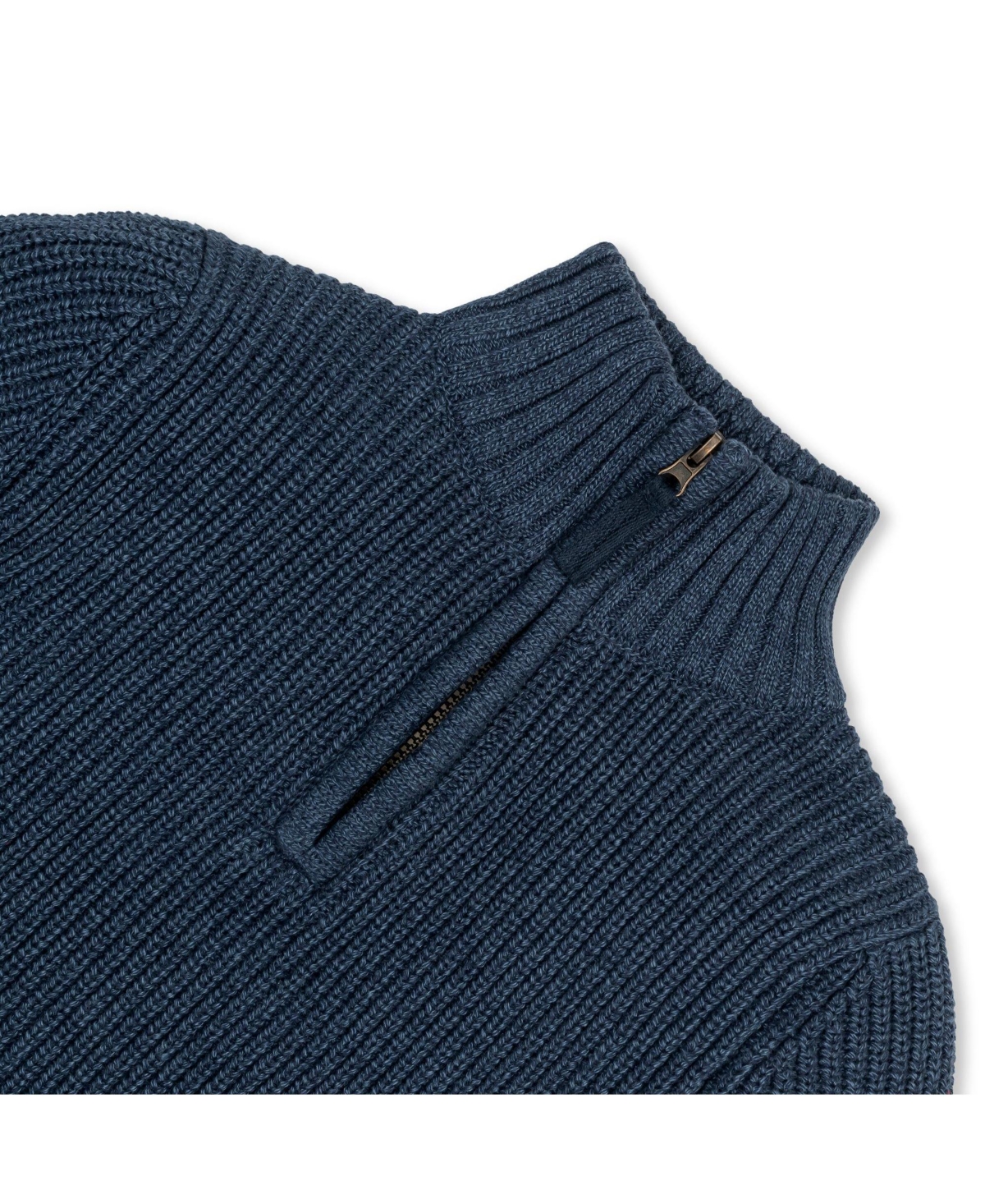 Hope & Henry Boys Organic Long Sleeve Half Zip Pullover Sweater