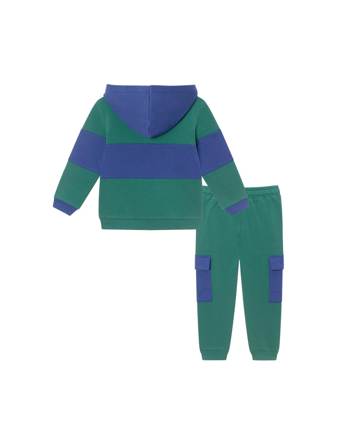 Andy & Evan Little Boys Toddler/Child Color Blocked Terry Hoodie & Pant Set