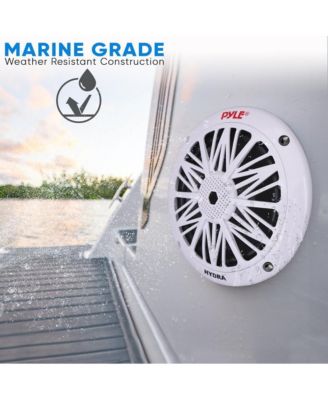 6.5" Marine Component Speakers, 2-Way, Waterproof, 200 Watt, White