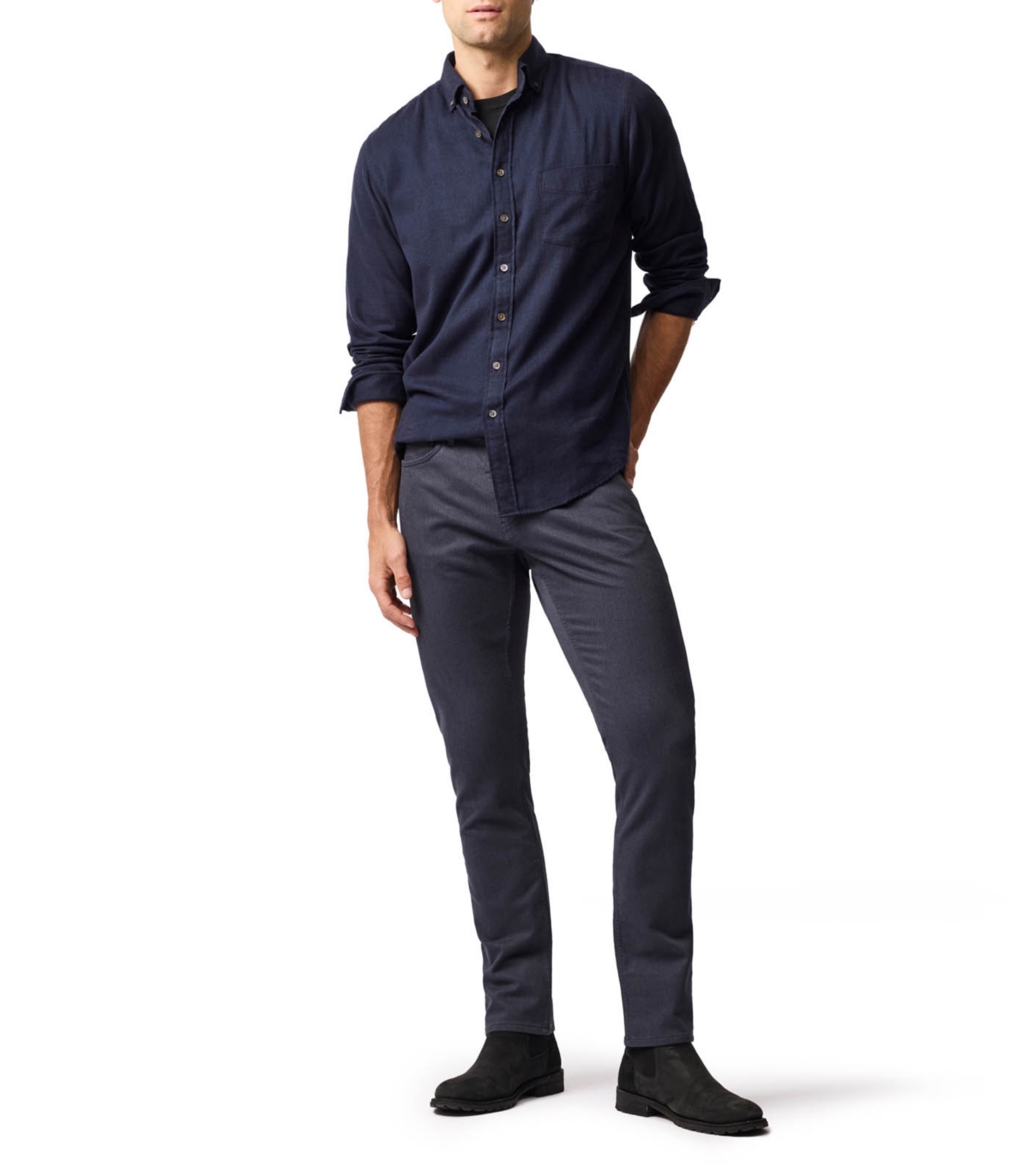 Rodd & Gunn Men's Barrhill Long Sleeve Sports Fit Shirt In Blue