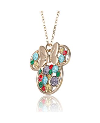 Minnie Mouse Fashion Stone Necklace